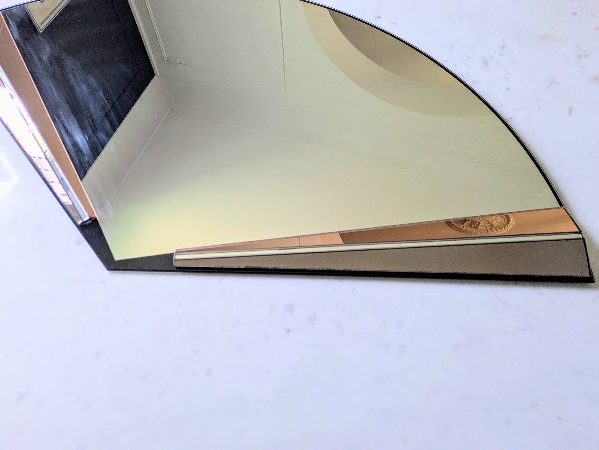 Super miroir éventail style Art Deco 80'