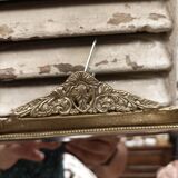 Scalloped and bevelled rectangle mirror