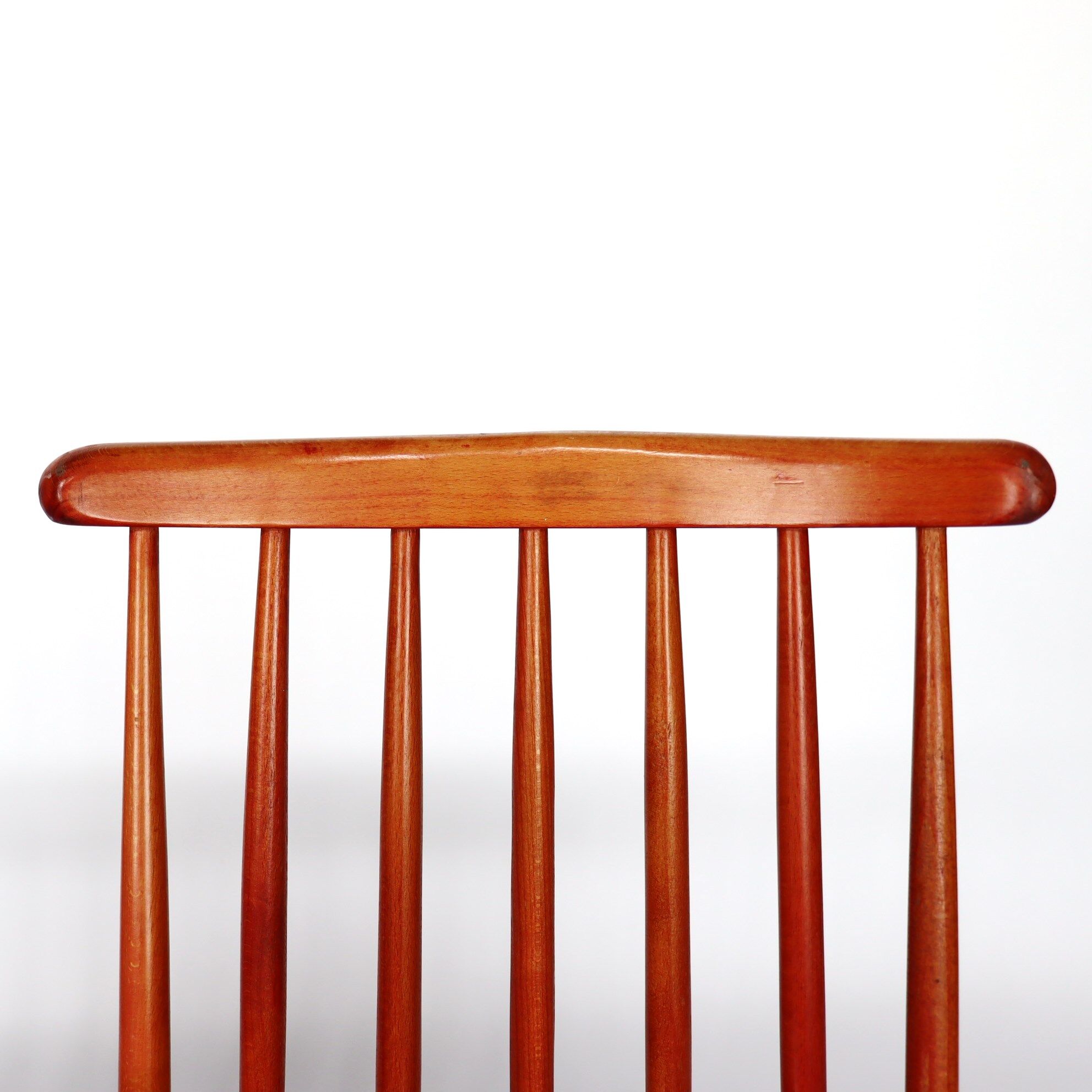Pair of red chairs "pinnstol"