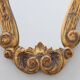 Petit miroir doré de style rococo, Italie, XXe siècle