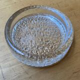 Iitalla molded glass candle holder, Finland, 1965, small model