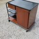 1960s roller service in mahogany and formica fournier paris