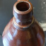 High bottle Art-popular heavy earth enamelled late nineteenth