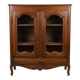 Vaisselier / Argentier Vitrine style Louis XV - meuble ancien bois massif
