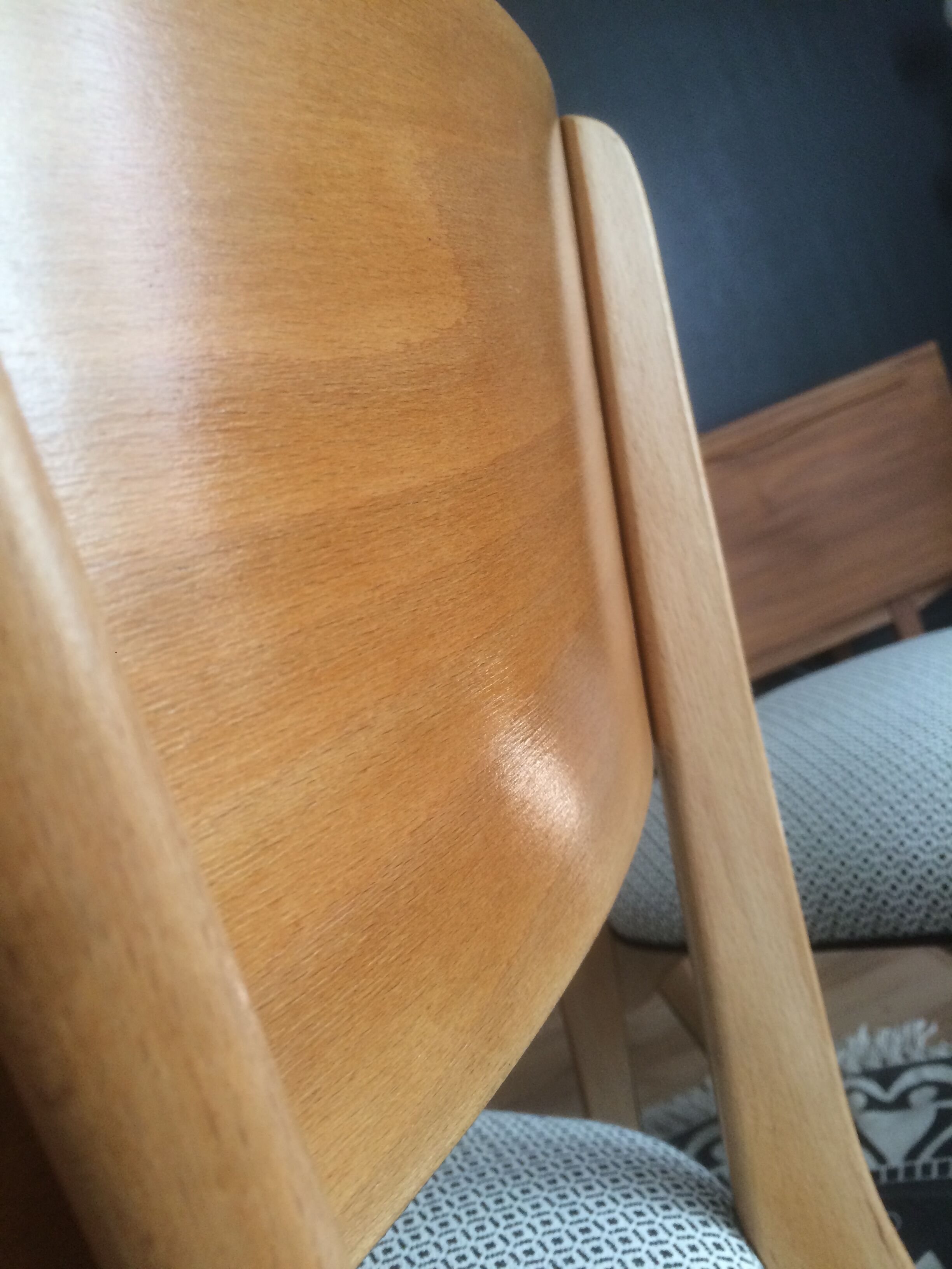 Set of 4 restored chairs, 1950s