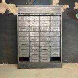 Furniture with flap and steel curtain circa 1930