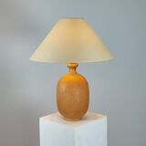 Rare vintage wooden table lamp by Dyrlund Denmark.