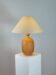 Rare vintage wooden table lamp by Dyrlund Denmark.