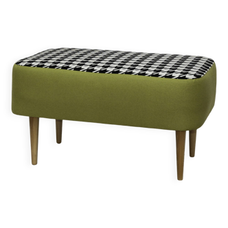 Banquette à motifs vert