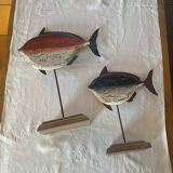 Monogrammed damask table runner