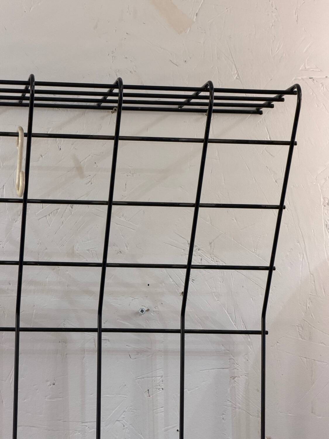 Metal wall coat rack from the 50s/60s.