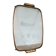 Brass glass plateau from the early 20th century.