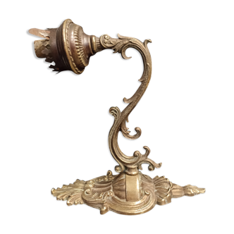 Brass wall light
