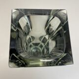 Vase Sommerso en verre à facettes Extra Large Mandruzzato Fabriqué à Murano, Italie années 1970
