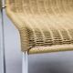 Gabriele Mucchi S5 Italian Modernity Dining Chairs with Chrome Tubular Frames and Rope Seats