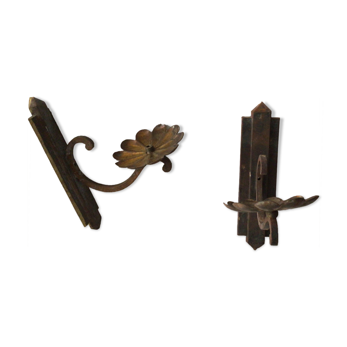 Iron wall lights