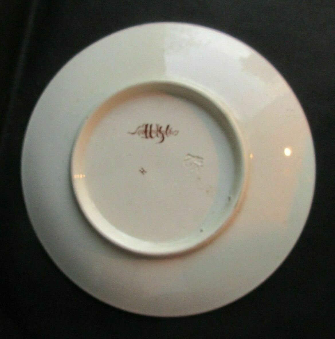 Plate Sarreguemines model Nicholas II Tsar of Russia