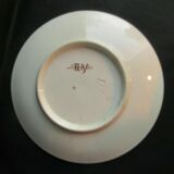 Plate Sarreguemines model Nicholas II Tsar of Russia