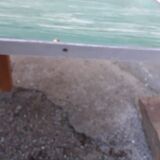 Vintage wooden formica kitchen table