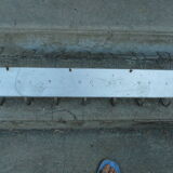 School or industrial wall-mounted door 7 double patères