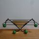 Vintage wall coat rack