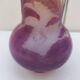 Vase Gallé décor fleurs Nancy art nouveau