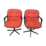 Pair of armchairs by Charles Pollock 1970