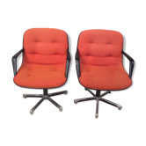 Pair of armchairs by Charles Pollock 1970