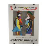 Poster exhibition LINDNER, Galerie MAEGHT (1977).