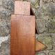 Vintage wooden doll wardrobe Art Deco