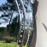 Oval Venetian wall mirror