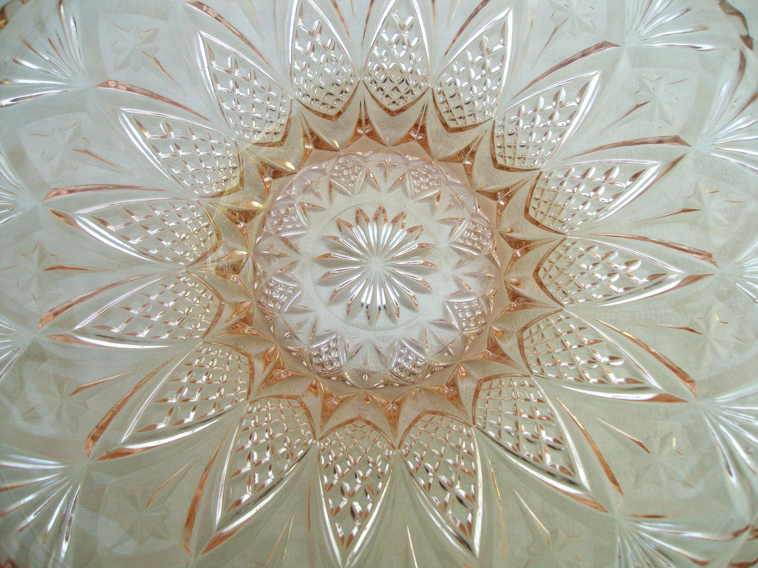 Pineapple decoration glass dish