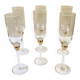 Flûtes à champagne en verre