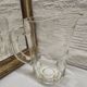 White foliage glass pitcher