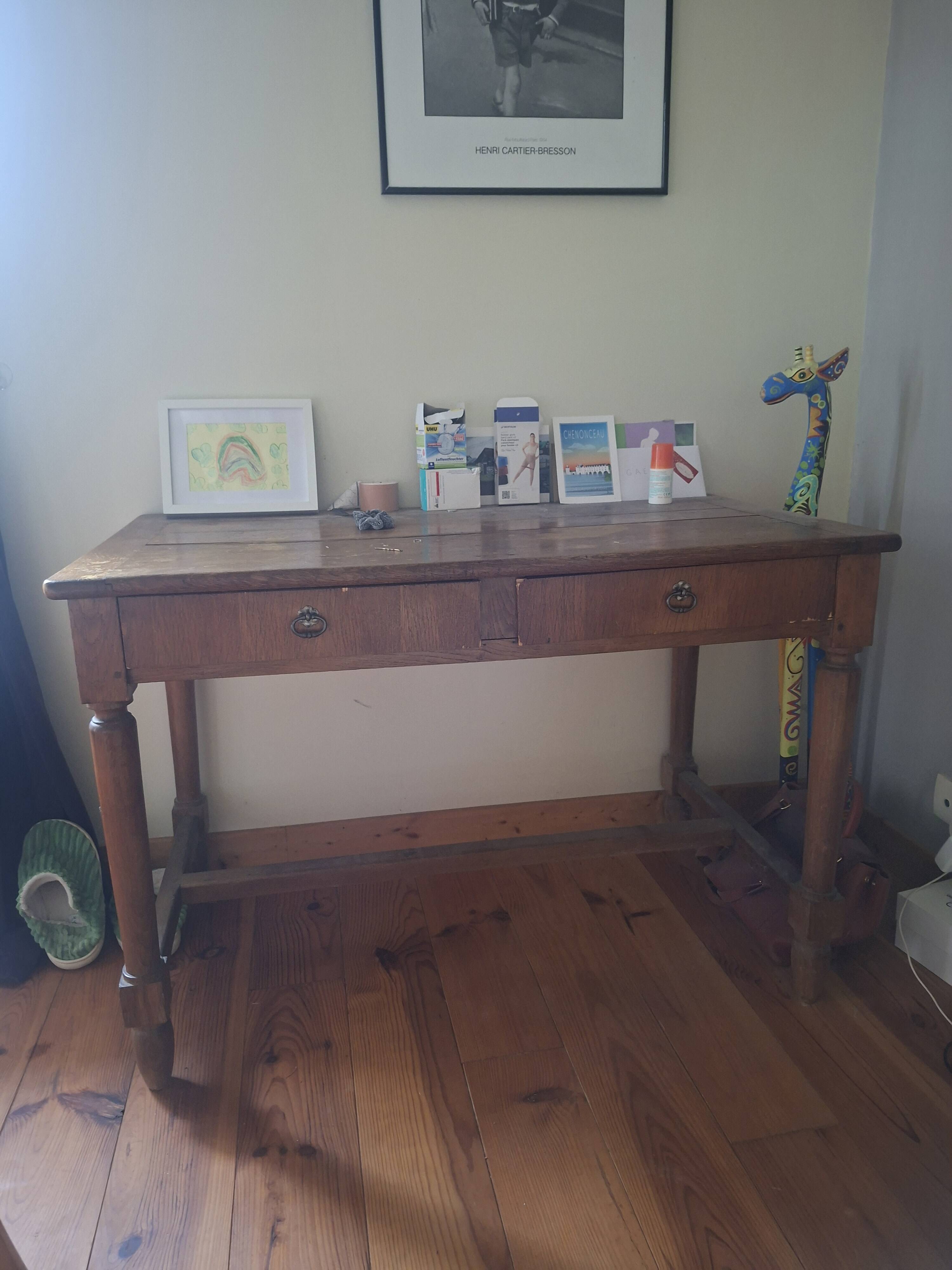 Oak desk a. Godfather