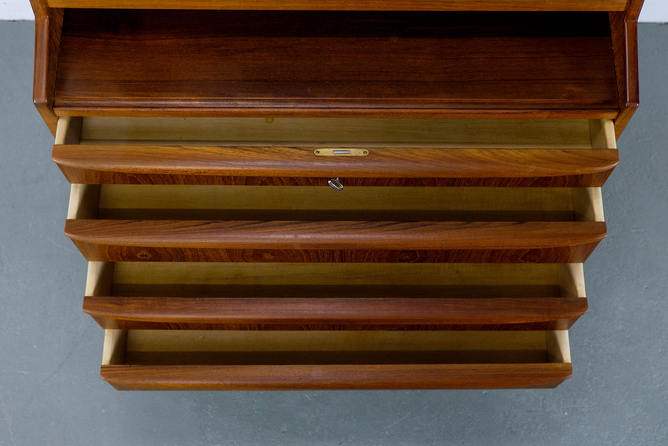 Teak Secretary by Christian Møller Möbelsnedkeri, 1960s