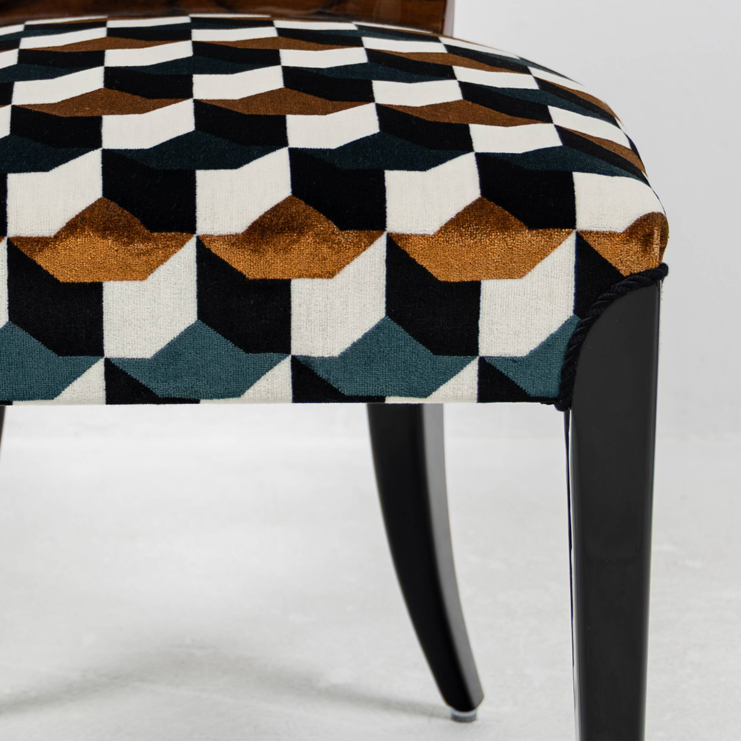 Set of 4 chairs H-214 Jindřich Halabala UP Závody 1950-1959