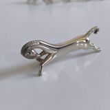 Set of 6 silver metal knife rests
