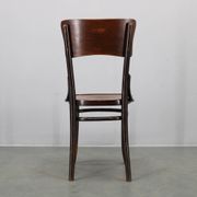 Pair of Thonet Art Nouveau bentwood chairs, Czechoslovakia, 1920s