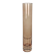 Vintage salmon pink glass roller vase