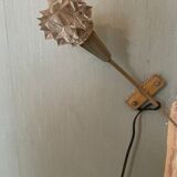 Set of 2 wall lamps type "glass" with switch on the cable via wall sockets