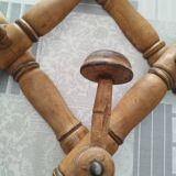 Porte manteau ancien en bambou vintage