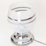 Clichy and chrome lamp