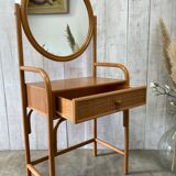 Vintage rattan dressing table