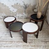 Nido 780 G stackable coffee tables. Frattini for Cassina