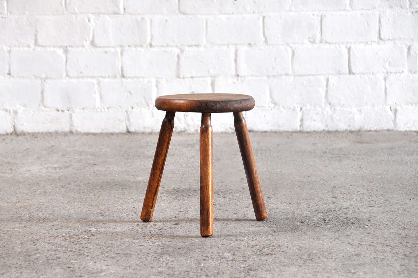 Vintage tripod stool, france, mid-20th century
