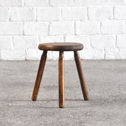 Tabouret tripode vintage, France, milieu du 20ème siècle