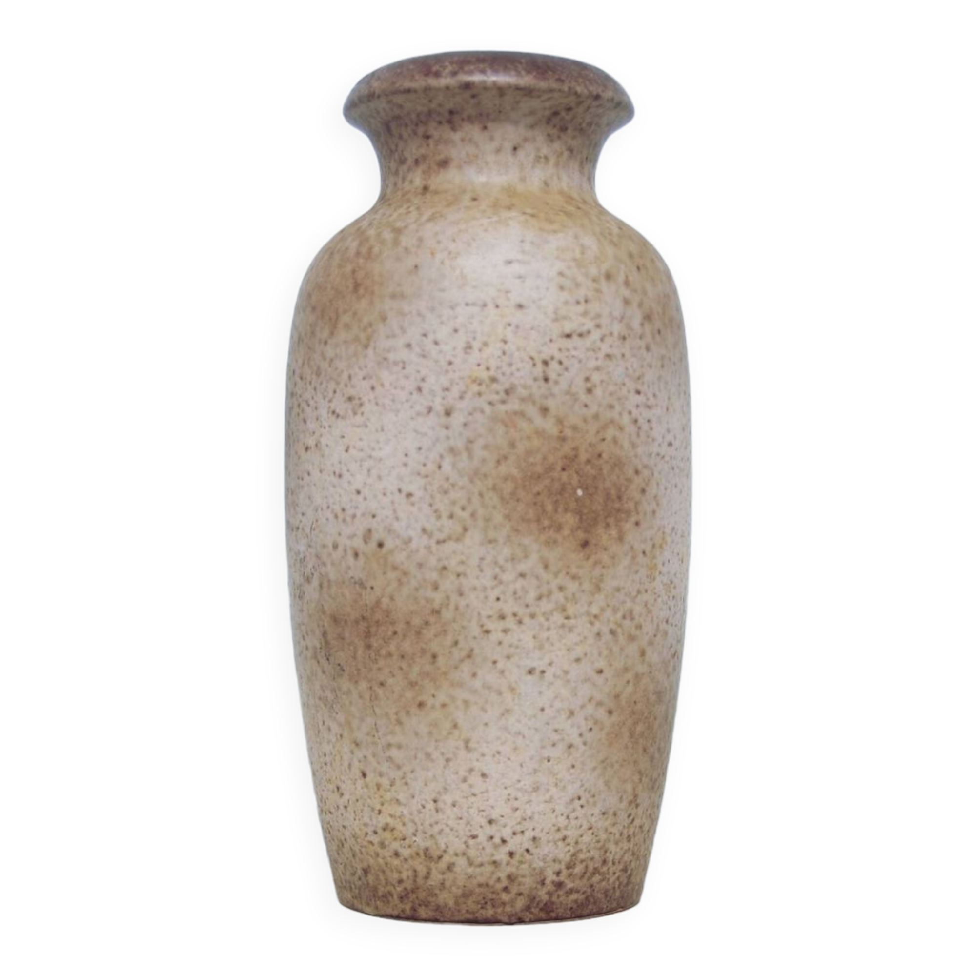 vintage brown and white West Germany vase Scheurich