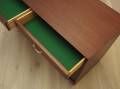 Danish mahogany veneered cabinet with drawers and lockable doors, 1970s