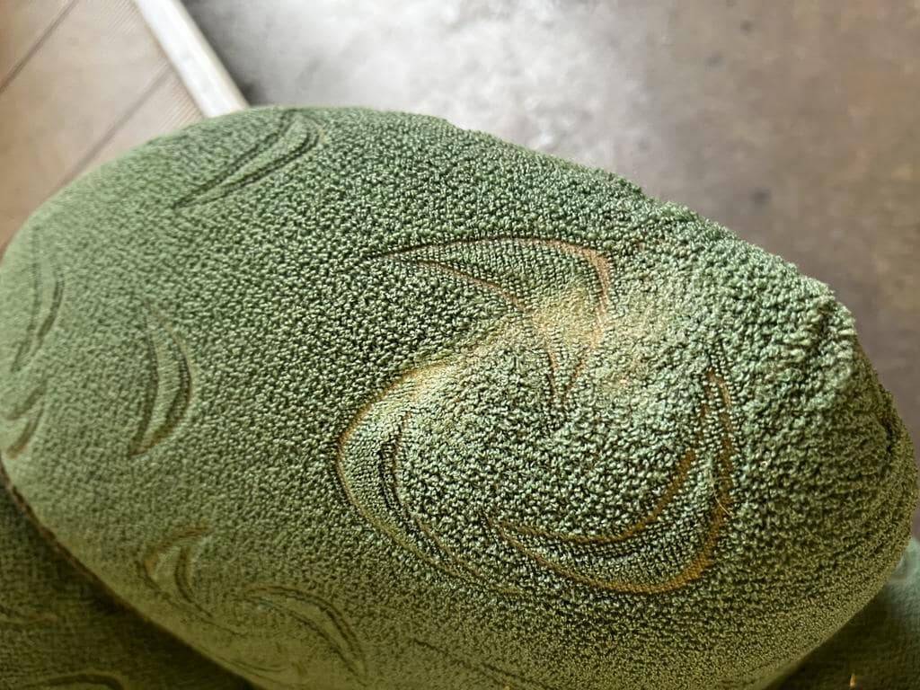 Vintage sea green canapé